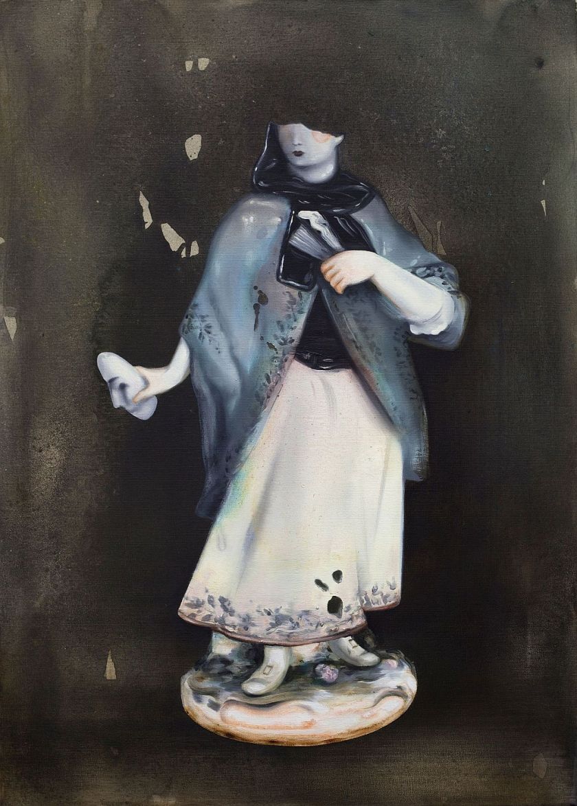 Ewa Juszkiewicz, Bez tytułu, 2015, olej na płótnie, 70 x 50 cm, fot. materiały prasowe