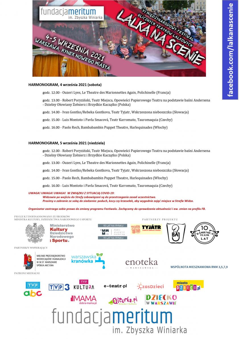 VI Międzynarodowy Festiwal Ulicznych Teatrów Lalkowych „Lalka na Scenie”