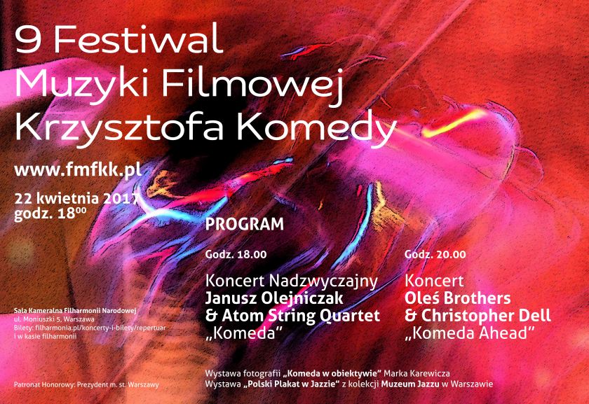 9 Festiwal Muzyki Filmowej Krzysztofa Komedy