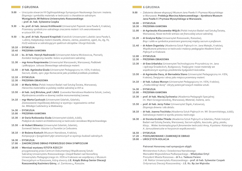 VII Ogólnopolskie Sympozjum Naukowe