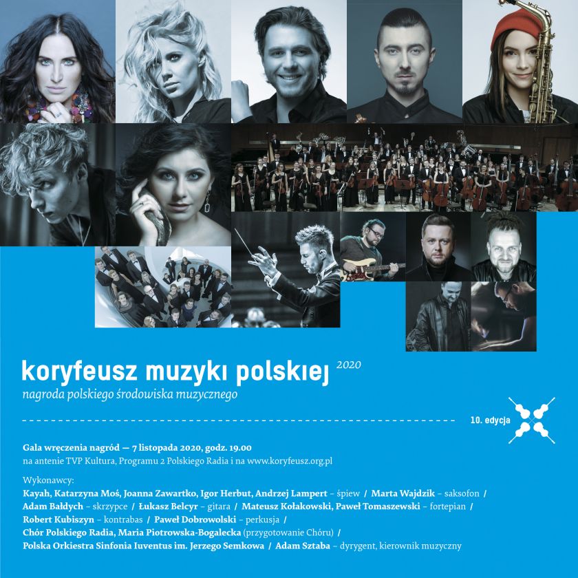 Gala wręczenia nagród Koryfeusz Muzyki Polskiej 2020