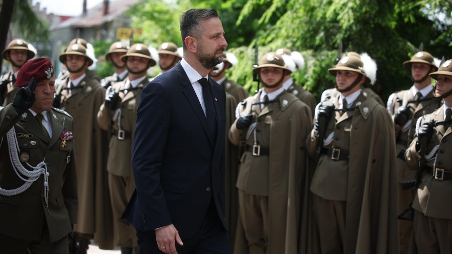 Szef MON Władysław Kosiniak-Kamysz podczas uroczystości