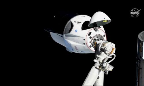Kapsuła Crew Dragon firmy SpaceX. Fot. NASA/Handout via Reuters