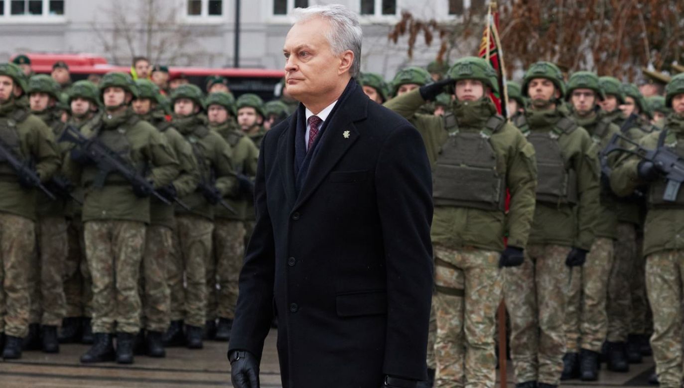 Prezydent Litwy Gitanas Nausėda (fot. Oleg Nikishin/Getty Images)