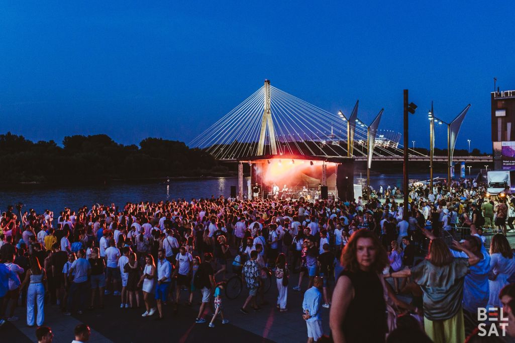Выступ гурта «РСП» на «Hucna fest». Варшава, Польшча. 29 чэрвеня 2024 года. (Фота: Белсат)