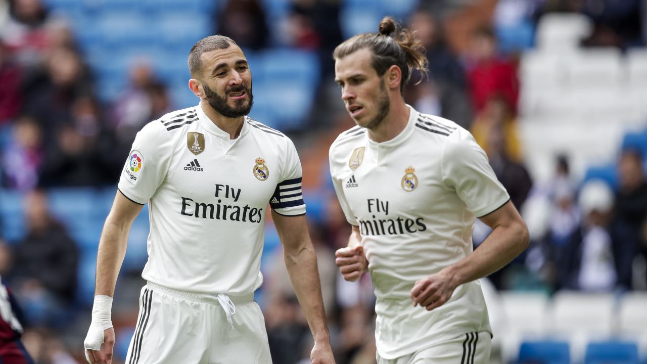 Karim Benzema i Gareth Bale podczas meczu Realu Madryt (fot. Getty Images)