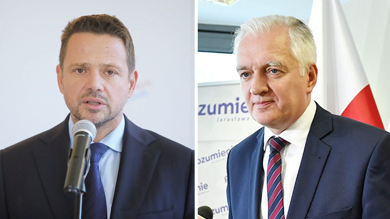 Rafał Trzaskowski nie będzie już kandydatem na prezydenta. Z opozycją miał, wiosną 2020 r., rozmawiać Jarosław Gowin (fot. PAP/Wojciech Olkuśnik; Adam Warżawa) Rafał Trzaskowski nie będzie już kandydatem na prezydenta. Z opozycją miał, wiosną 2020 r., rozmawiać Jarosław Gowin (fot. PAP/Wojciech Olkuśnik; Adam Warżawa)
