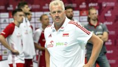 Vital Heynen podczas sparingów siatkarzy (fot. PAP)