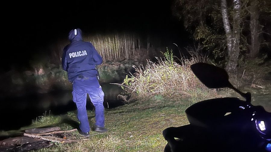 zaginiona 67-latka Gmina Łęka Opatowska, KPP Kępno, PSP Kępno (fot. KPP Kępno) 