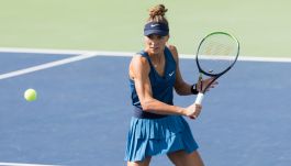 Katarzyna Piter odpadła w ćwierćfinale turnieju deblistek w turnieju w chińskim Jiujiang (fot. Getty Images)
