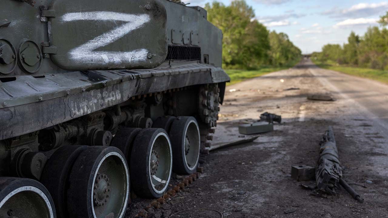 Ukraińcy uniemożliwili Rosjanom przeprawę (fot. John Moore/Getty Images) Ukraińcy uniemożliwili Rosjanom przeprawę (fot. John Moore/Getty Images)