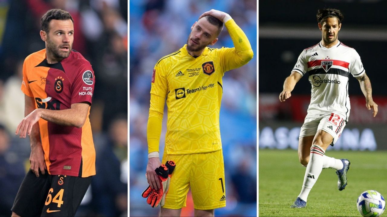 Juan Mata, David de Gea i Alexandre Pato pozostają bez klubu (fot. Getty)