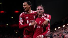 Alexis Mac Allister okazał się bohaterem Liverpoolu (fot. Getty Images) Alexis Mac Allister zdobył jedyną bramkę w meczu Ligi Mistrzów pomiędzy Liverpoolem a Realem Madryt i zapewnił zwycięstwo angielskiej drużynie (fot. Getty Images)