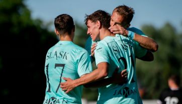 Piłkarze Śląska (fot. Adriana Ficek/Śląsk Wrocław)