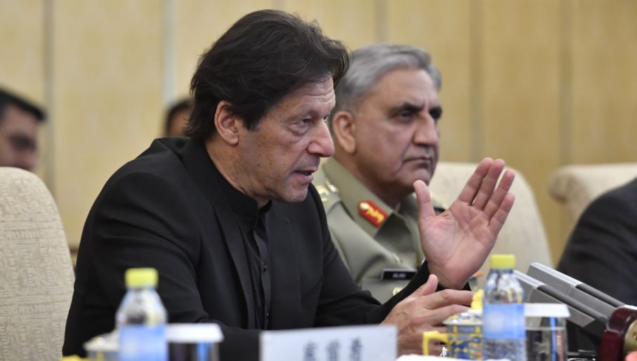 Były premier Imran Khan trafił do aresztu na kilka dni (fot. Parker Song-Pool/Getty Images)