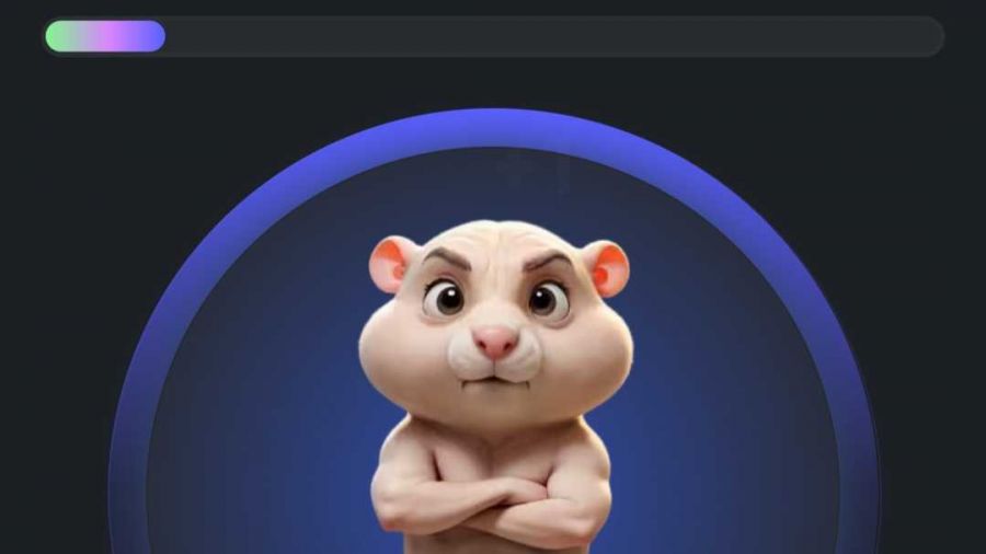 Відэагульня «Hamster Kombat». (Скрыншот: Белсат)