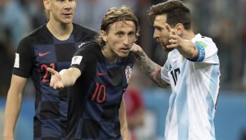 Luka Modrić i Lionel Messi (fot. Getty Images)