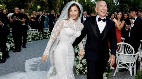 Лорэн Санчэс і Джэф Бэйзаўс ажаніліся ў Венецыі. Фота: instagram.com/laurensanchezbezos