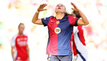 Ewa Pajor przegrała piąty finał Ligi Mistrzyń (fot. Getty Images)