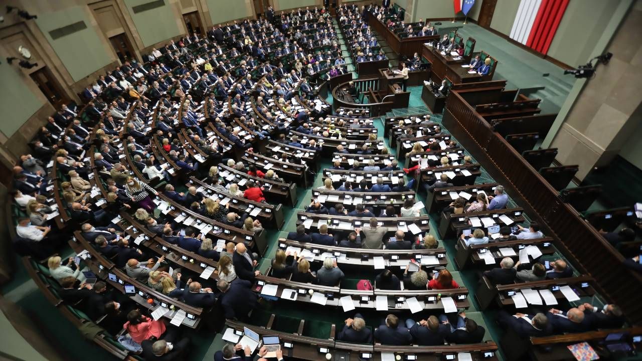 Polski parlament mógł stać się celem rosyjskiego cyberataku (fot. PAP/Wojciech Olkuśnik)