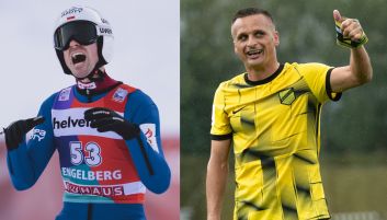 Piotr Żyła i Sławomir Peszko (fot. 400mm.pl) Piotr Żyła i Sławomir Peszko (fot. 400mm.pl)