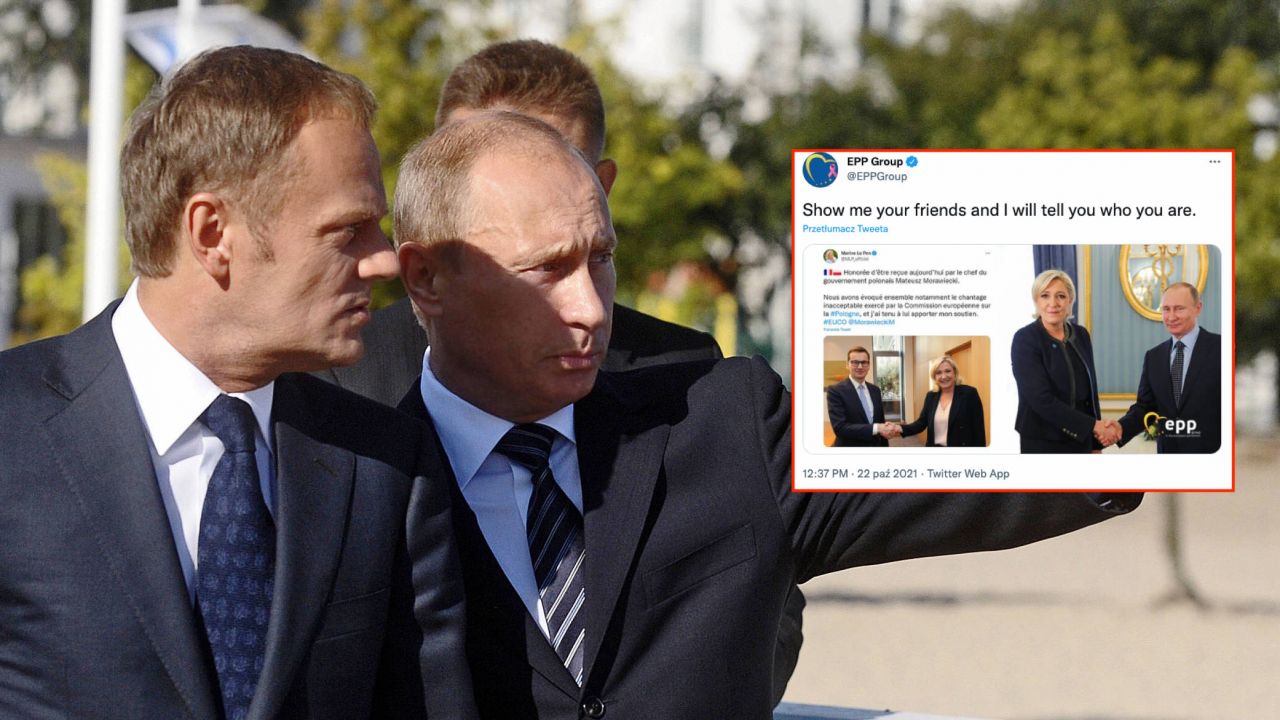 Donald Tusk i Władimir Putin (fot. ITAR-TASS /Stanislav Krasilnikov/PAP)