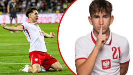 Marcel Reguła (fot. PAP/Getty Images) Na zdjęciu Marcel Reguła – lider reprezentacji Polski U21, cieszący się po golu