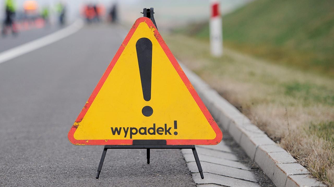 Do wypadku doszło na autostradzie A4 na wysokości miejscowości Zimna Wódka (fot. PAP/Marcin Bielecki)
