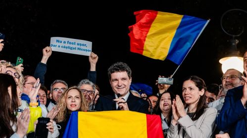 Перамогу на выбарах у Румыніі святкуе праеўрапейскі мэр Бухарэсту Нікушор Дан. Фота: Nicușor Dan / Facebook