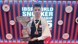 Sebastian Milewski (fot. Facebook/Polski Związek Snookera i Bilarda Angielskiego)