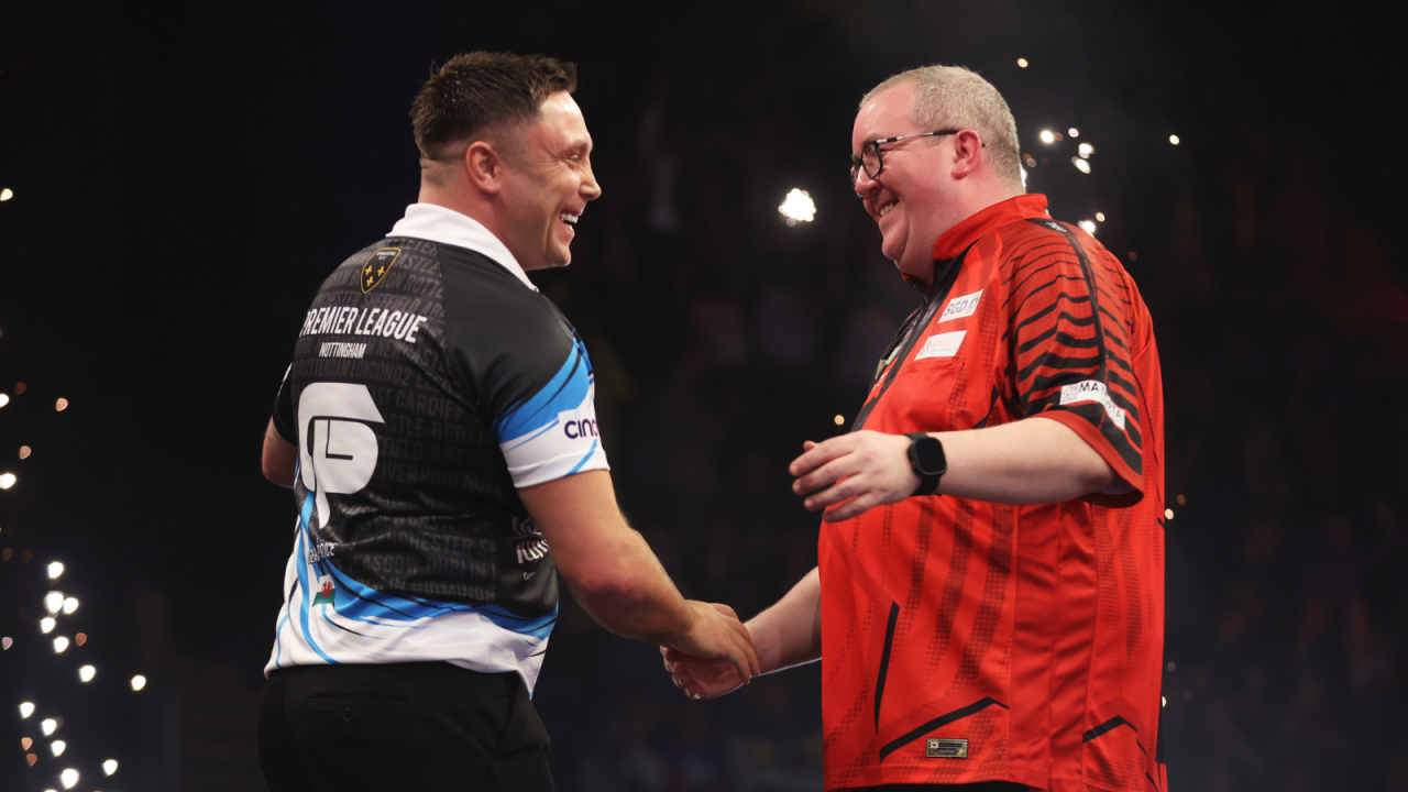 Gerwyn Price i Stephen Bunting (fot. Getty Images)