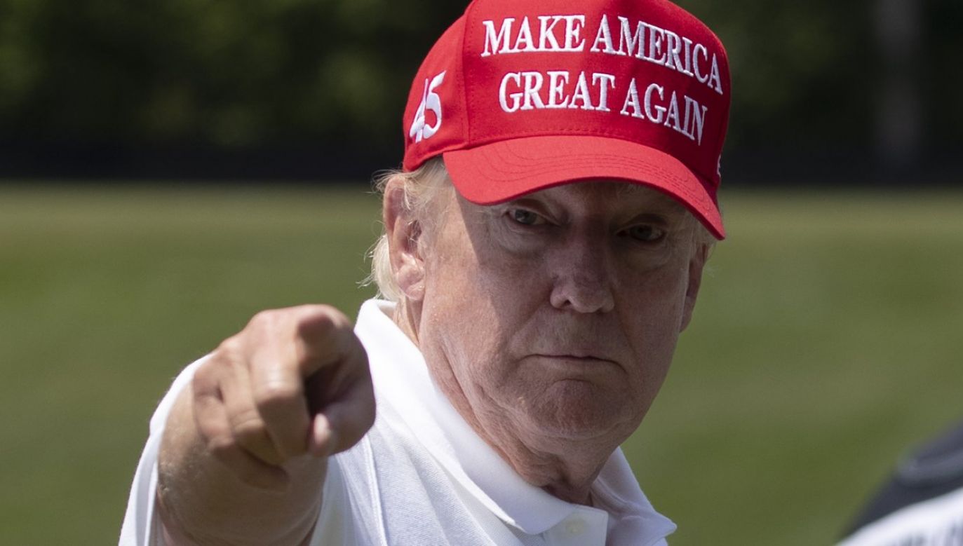 Donald Trump ponownie ubiega się o prezydenturę (fot. PAP/EPA/MICHAEL REYNOLDS)