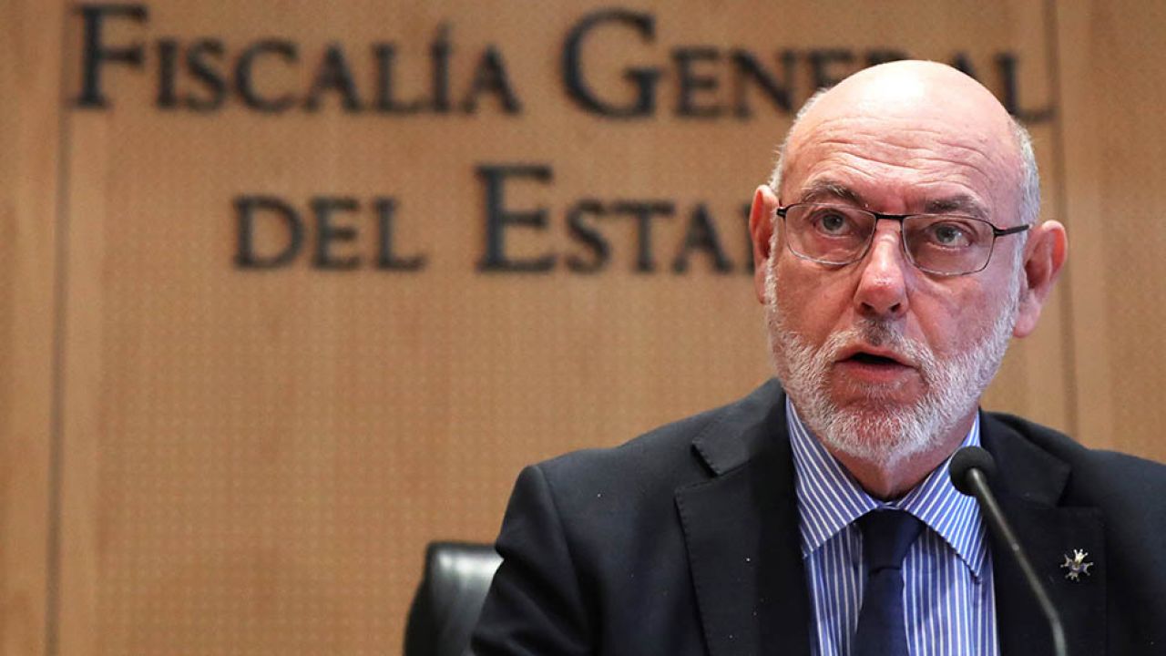 Prokurator generalny Juan Manuel Maza podkreślił, że katalońscy politycy dopuścili się ciężkich wykroczeń Jose Manuel Maza (fot. PAP/EPA/Ballesteros)