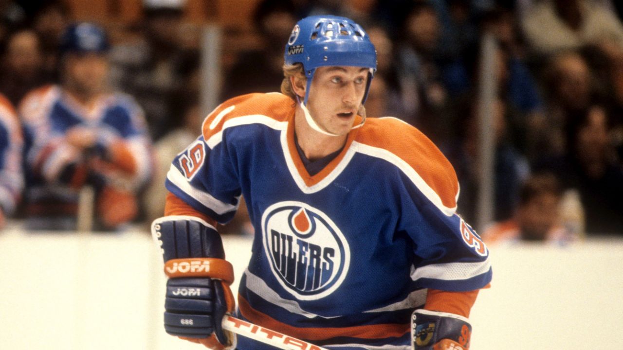 Wayne Gretzky w barwach Edmonton Oilers (fot. Getty Images)