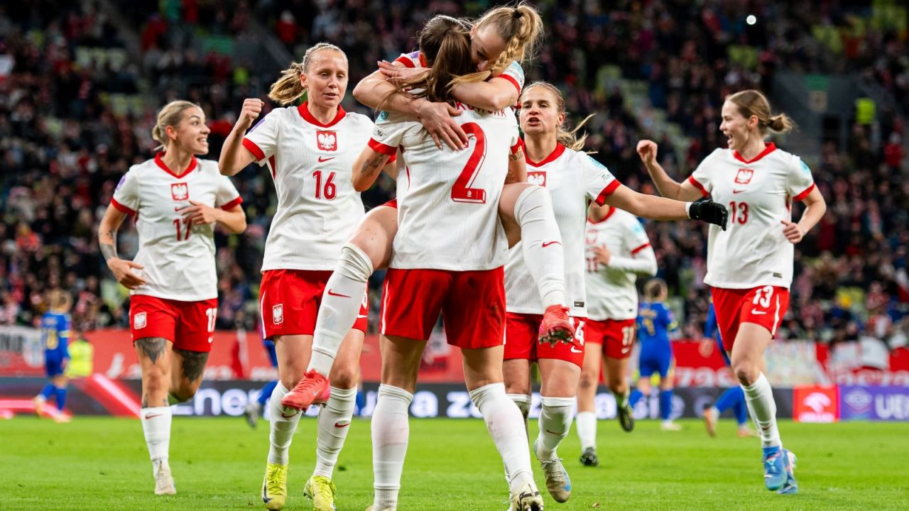 Radość polskich piłkarek (fot. Getty Images)