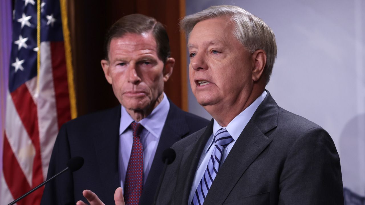 Senator Partii Republikańskiej Lindsey Graham (fot. Alex Wong/Getty Images)