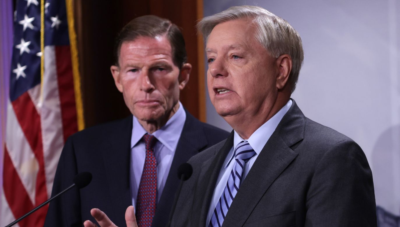 Senator Partii Republikańskiej Lindsey Graham (fot. Alex Wong/Getty Images)