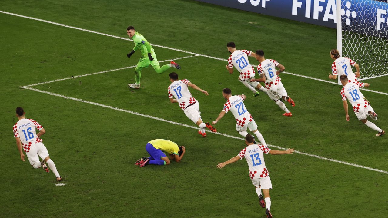 Chorwaci jeszcze nie przegrali na mistrzostwach świata w serii jedenastek (fot. PAP/EPA)