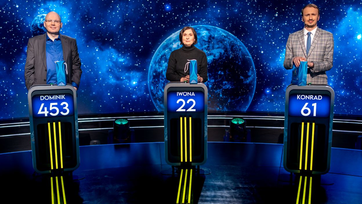 Finaliści 8. odcinka 148. edycji: Dominik Rauer, Iwona Leśniak i Konrad Słomiana.
