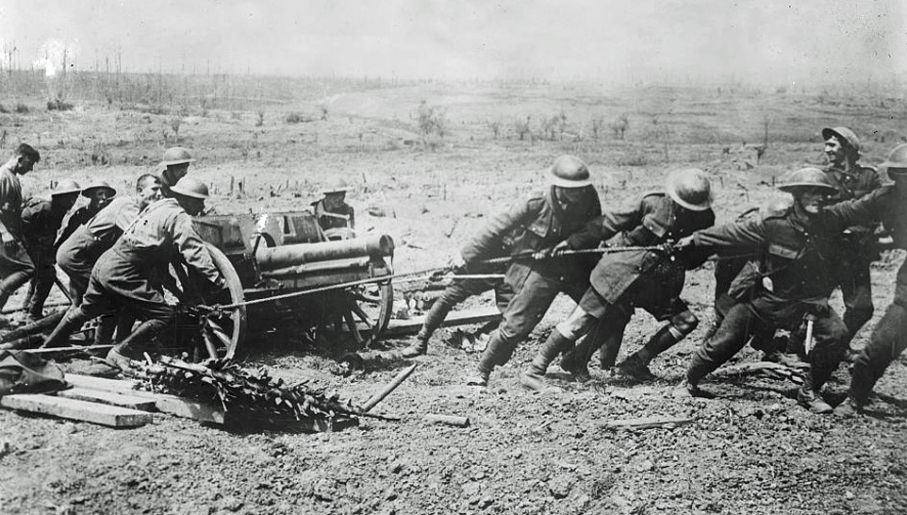 W 1918 roku sytuacja aliantów na froncie zachodnim była bardzo trudna (fot. Wiki/The Library of Congress)