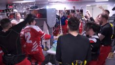 Polacy z awansem do hokejowej Elity (fot. TVP Sport)