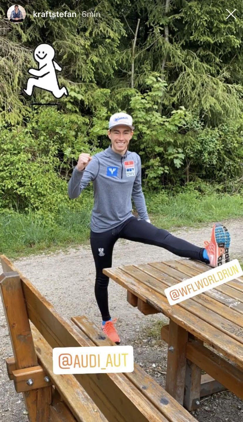 Zdobywca Kryształowej Kuli przygotowuje się do biegu (Fot. Instagram)