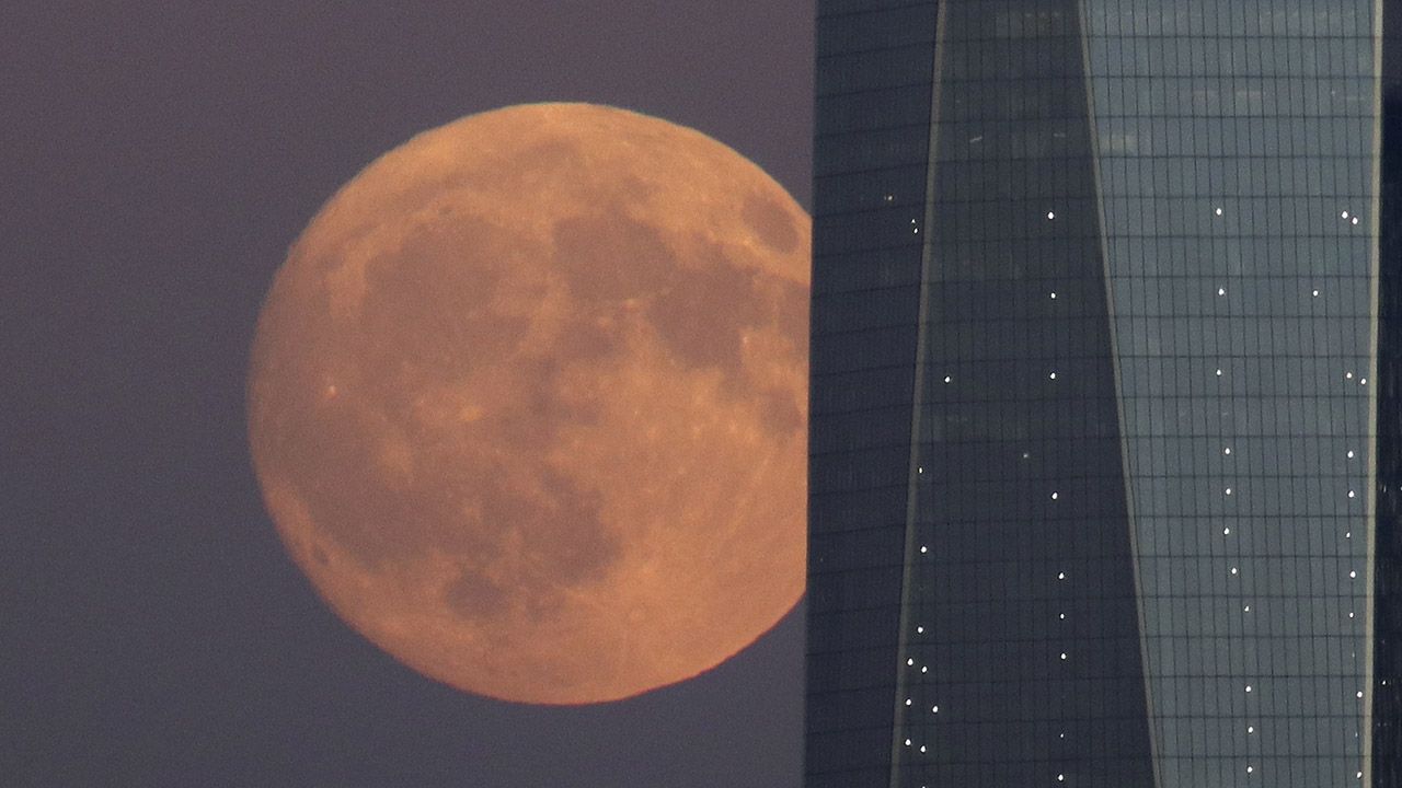 Na Niebie Wilczy Ksiezyc Pelnia I Zacmienie Jednoczesnie Pierwsza Pelnia Roku Tvp Info