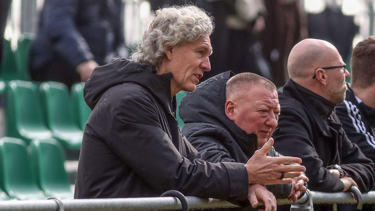 Dariusz Mioduski i Marek Śledź, szef akademii Legii Warszawa (fot: 400mm.pl)
