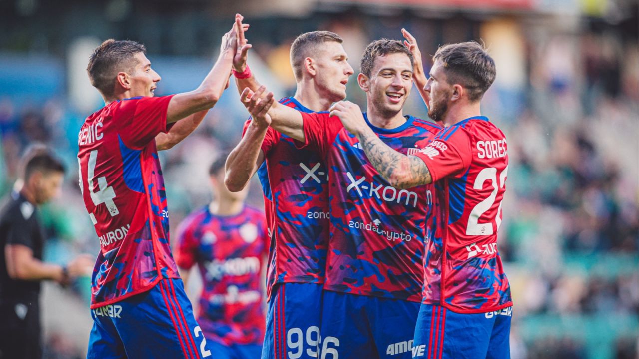 Raków Częstochowa pewnie awansował do 2. rundy eliminacji Ligi Mistrzów (fot. PAP)