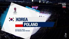 MŚ Dywizji 1A: Korea Płd. – Polska (fot. TVP SPORT)