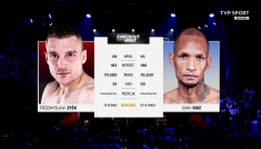 Przemysław Zyśk vs. Juan Ruiz (fot. TVP)
