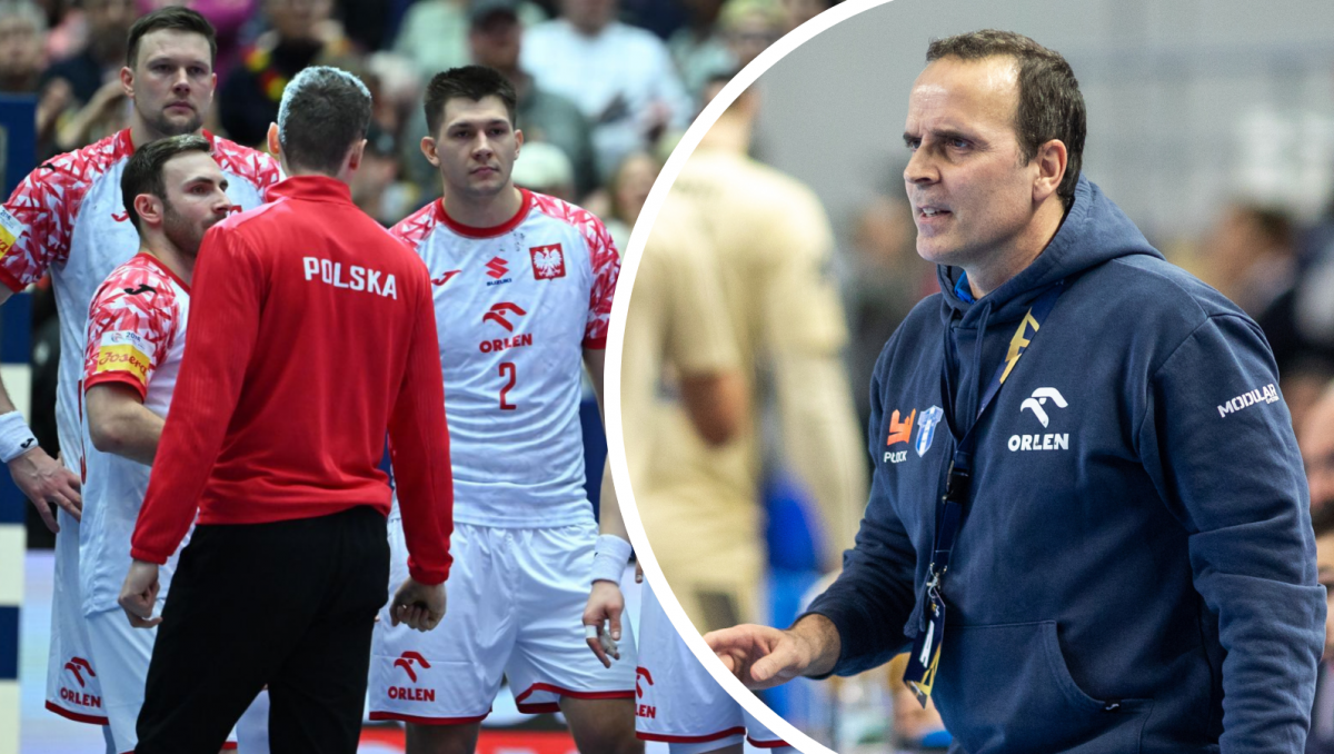 Reprezentacja Polski piłkarzy ręcznych (fot. ZPRP) i trener Xavi Sabate (fot. Orlen Wisła Płock)
