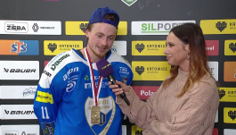 Kamil Sadłocha (z lewej) (fot. TVP SPORT)