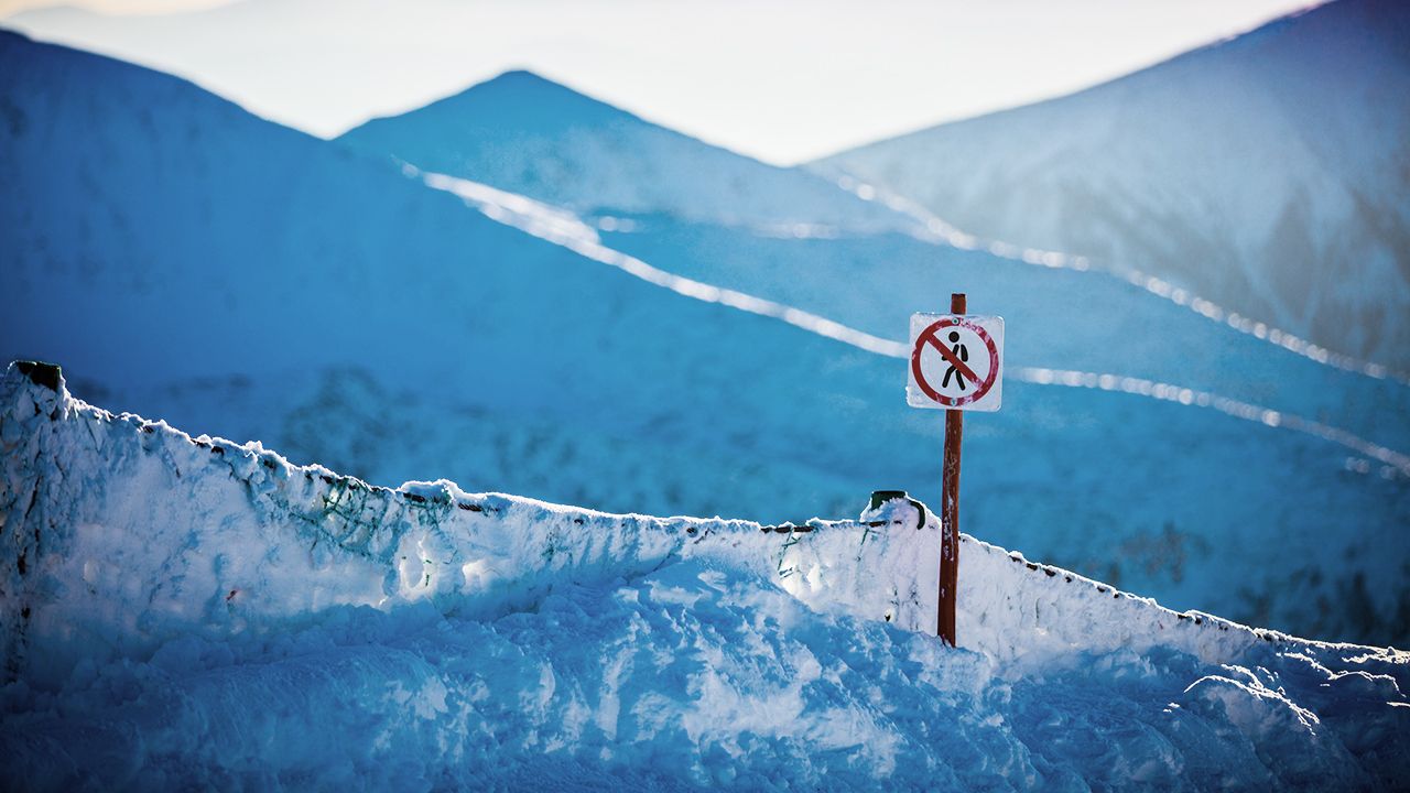 Niebezpieczna pogoda w górach (fot. Forum/Piotr Tumidajski)